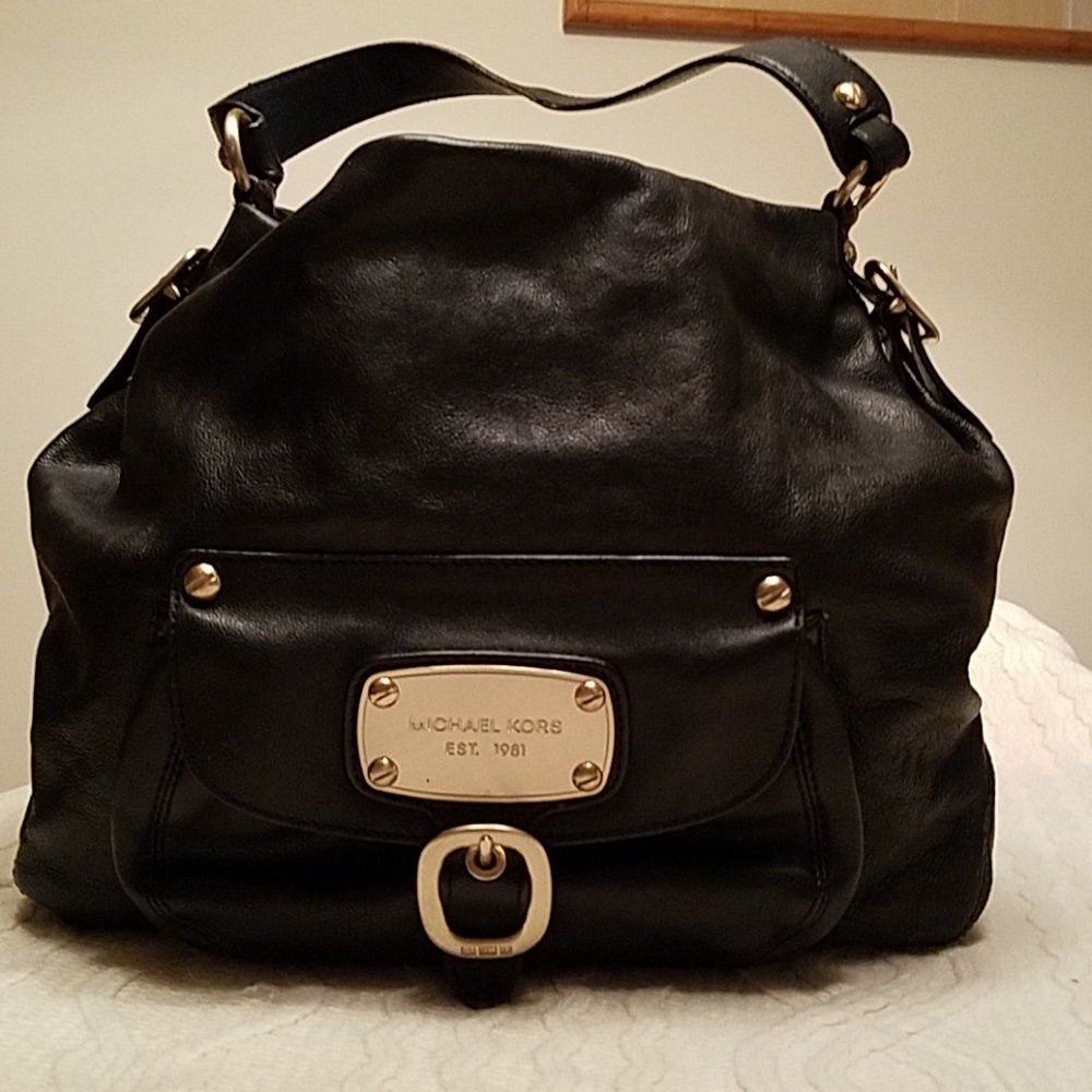 Michael Kors Black Hudson Hobo